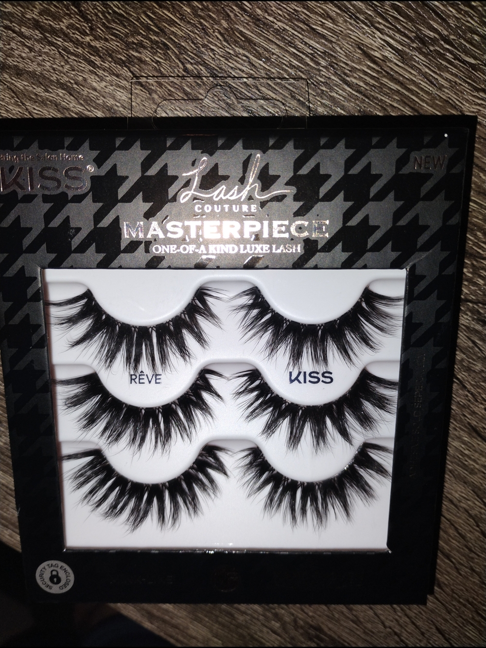 KISS Lash Couture Masterpiece 3-Pack Faux Mink Lashes - Black